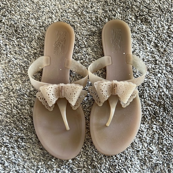 Ferragamo Bow Sandals - Picture 1 of 3